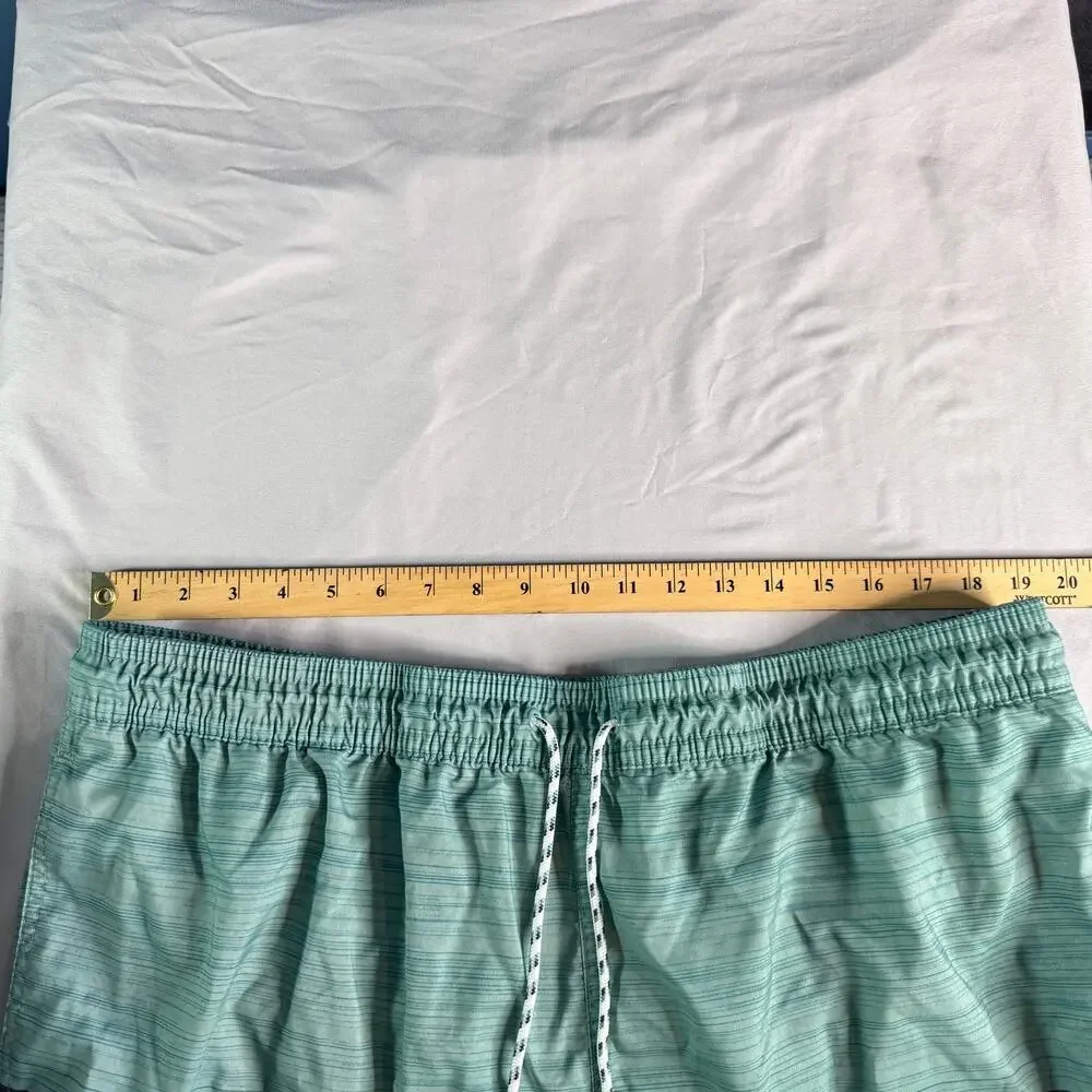 Goodfellow & Co Men’s Swim Trunks XXL Green Gray Colorblock Board Shorts